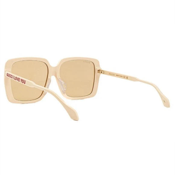 ? - New Authentic GUCCI sunglasses GG0567SAN 006 I Love You